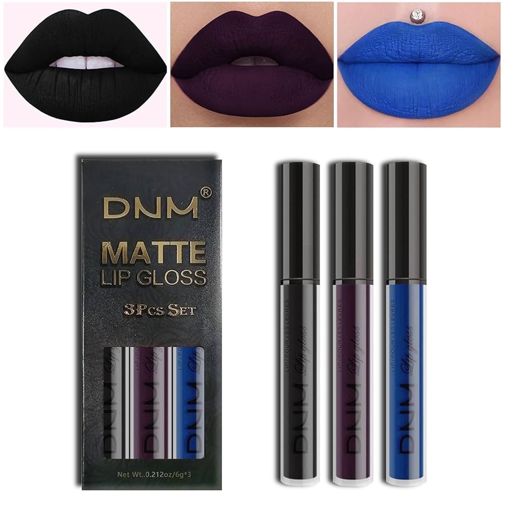 💄 DNM Matte Lip Gloss 3-Piece Set – NIB